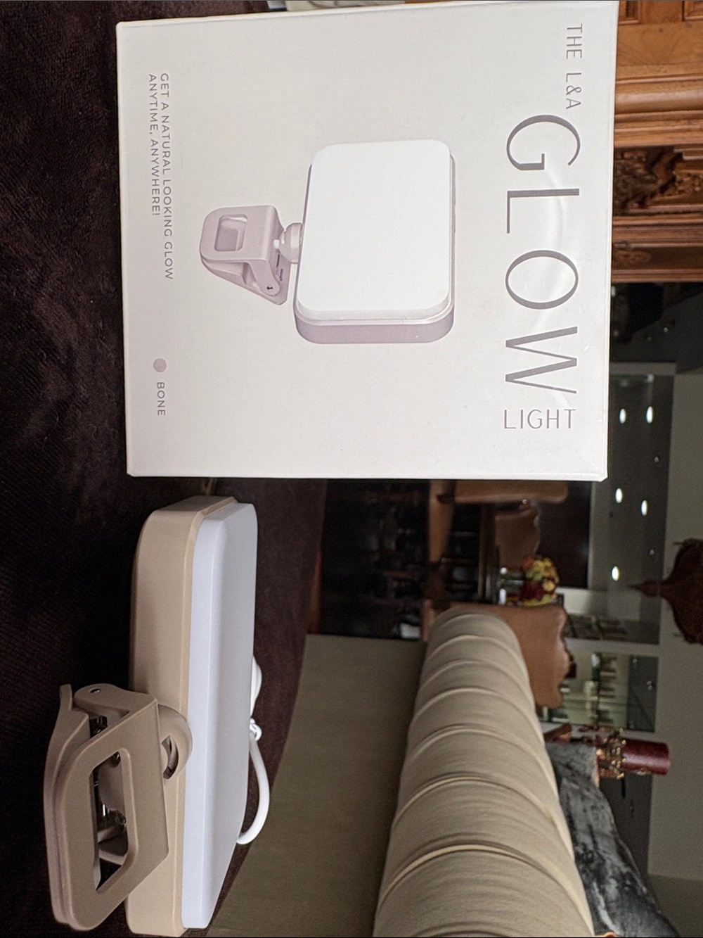 L &A Glow light brand new get a natural looking glow anytime anywhere